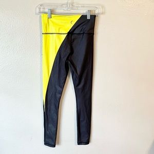 Zyia Active Colorblock‎ Leggings Yellow Black size 4